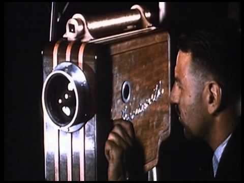 A Rare Look (In Color) At Early Electronic Television…