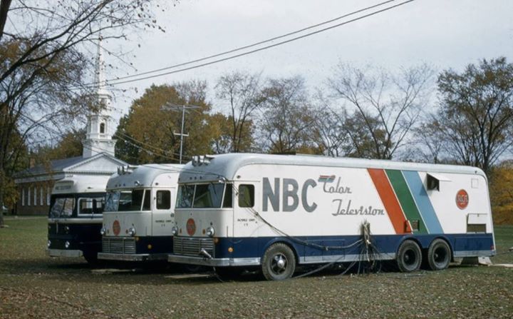 Best Photos Ever Of The Original NBC Color Mobile Units…