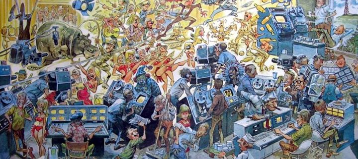 The Ampex NAB Poster By MAD Artist Jack Davis