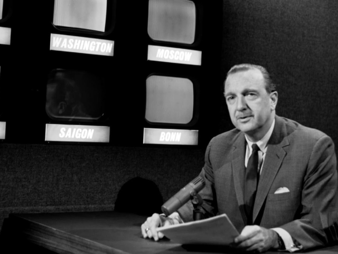 Walter Cronkite’s First Night As CBS News Anchorman