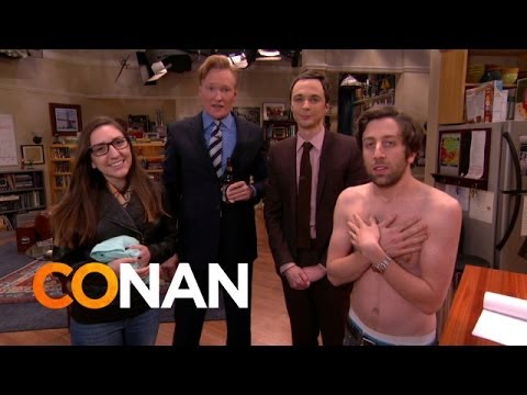 Conan & Jimmy Parsons Take A Trip To The ‘Big Bang’ Set
