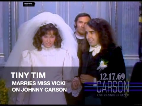 December 17, 1969…Tiny Tim Marries Miss Vicki On ‘Tonight’