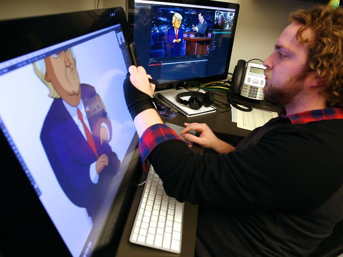 How Cartoon Trump/Clinton Come To Life On ‘The Late Show’