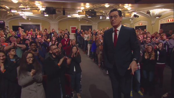 Happy Trails! Colbert’s Gentle Sendoff To John Meiklejohn……